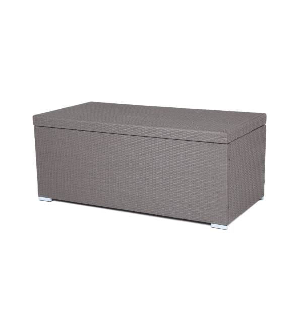 "Порту" сундук водонепроницаемый из искусственного ротанга, цвет графит