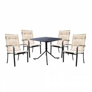 Набор мебели Ницца черный, бежевый