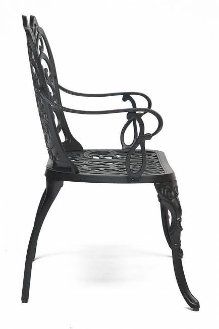 Скамья Secret De Maison Symphonie  сплав металла/алюминий, 95х56х92см, черный черный сплав металла/алюминий