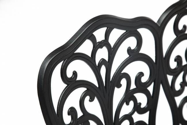 Скамья Secret De Maison Symphonie  сплав металла/алюминий, 95х56х92см, черный черный сплав металла/алюминий