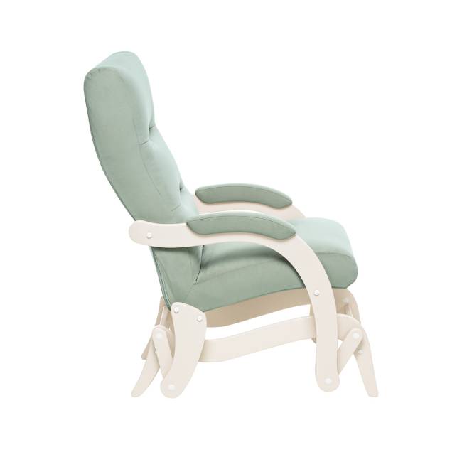 Кресло-маятник Leset Дэми Слоновая кость V14 бирюзовый Кресло-маятник Leset Дэми Слоновая кость V14 бирюзовый